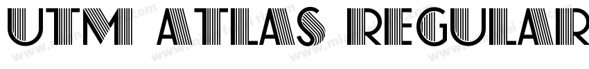 UTM Atlas Regular字体转换
